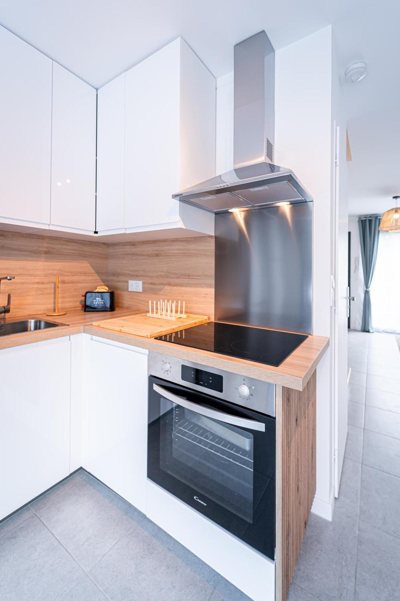 Le Cool Plex Duplex Avec Jardin, Disney 10Mn Esbly Luaran gambar