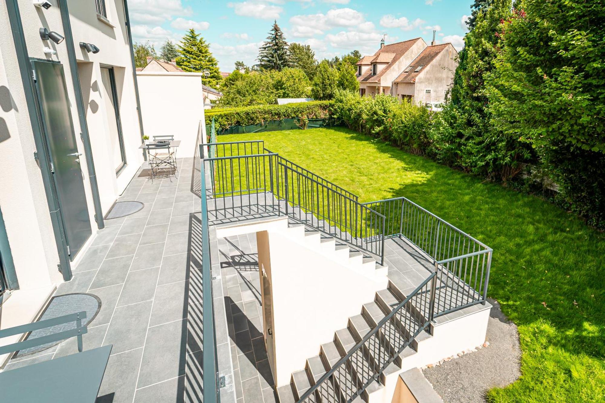 Le Cool Plex Duplex Avec Jardin, Disney 10Mn Esbly Luaran gambar
